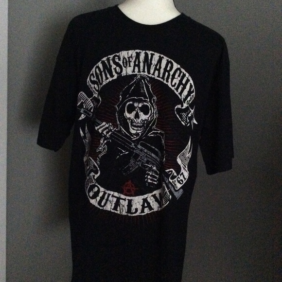 Sons of Anarchy Licensed “Outlaw Edition” T-Shirt - Picture 3 of 8